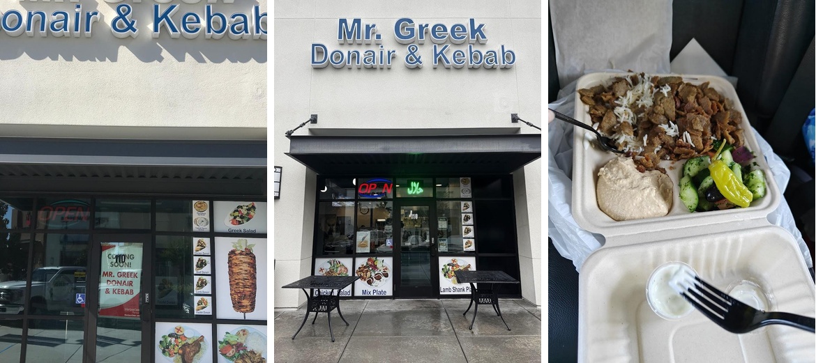 Mr. Greek Donair & Kebab Menu